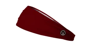 RAVEbandz The Pro - Wide Stretch Headband (Solid Cranberry)