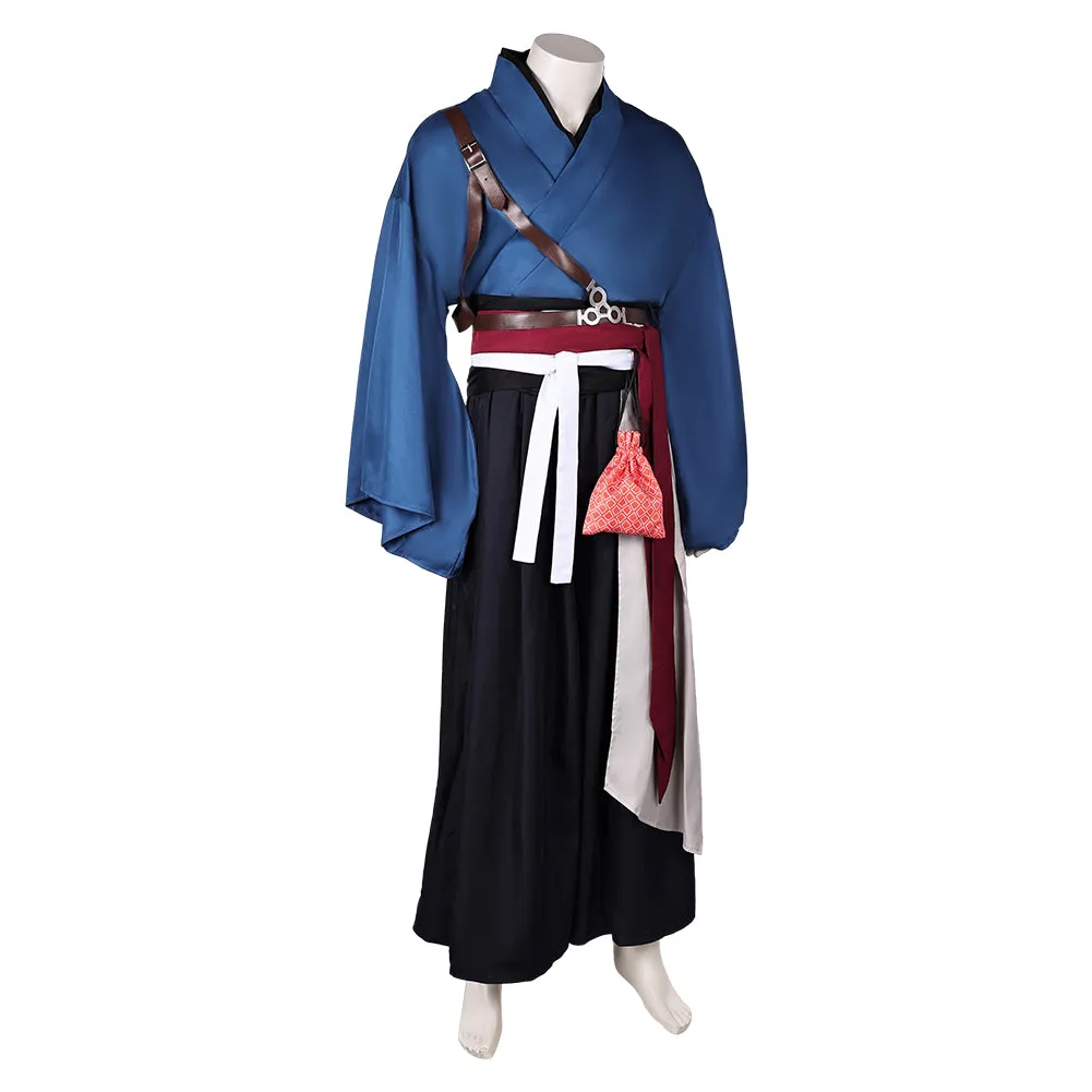 Rise of the Ronin Ronin Blue Outfit Party Carnival Halloween Cosplay Costume