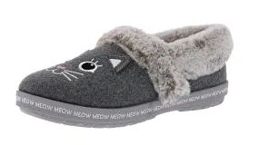 Skechers Women's Bobs Too Cozy Meow Jammies Slip On Slippers