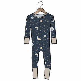 Starry Night At Your Leisure Snap Down Adult Romper