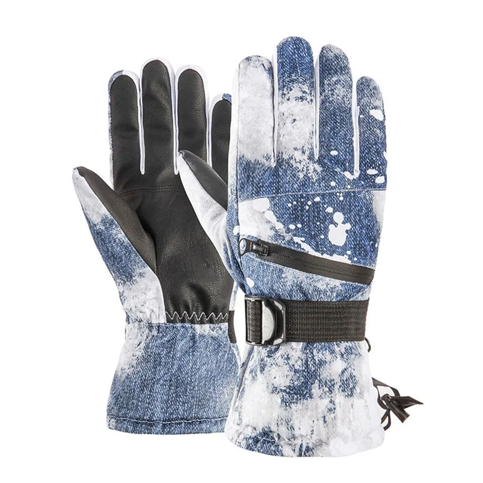 Stylish Moisture-wicking Ski Gloves