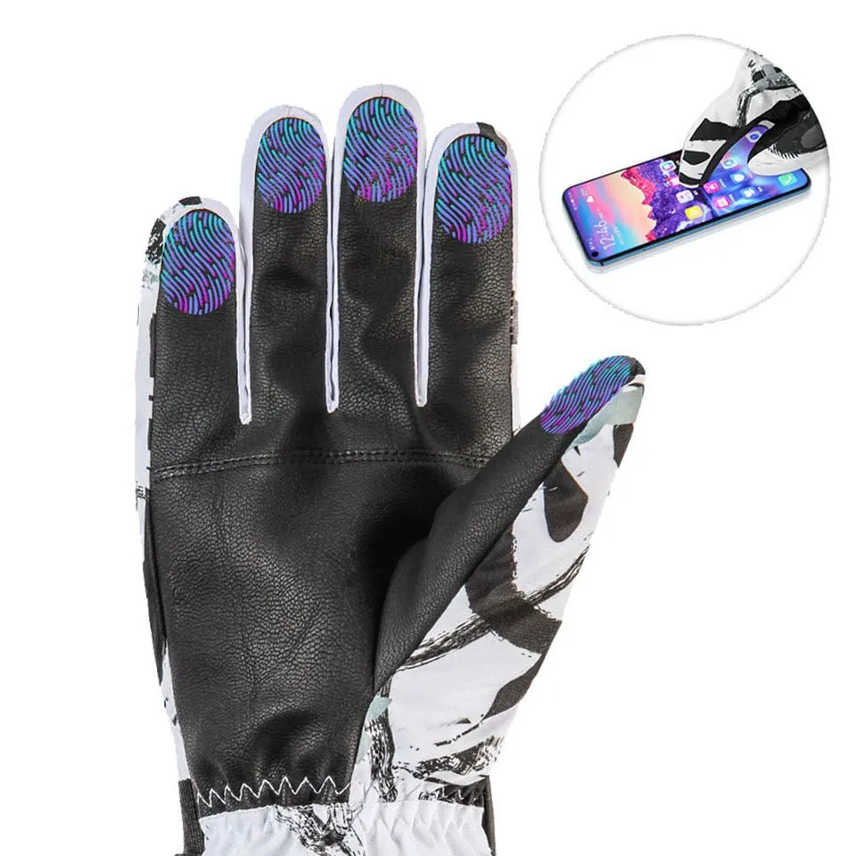 Stylish Moisture-wicking Ski Gloves