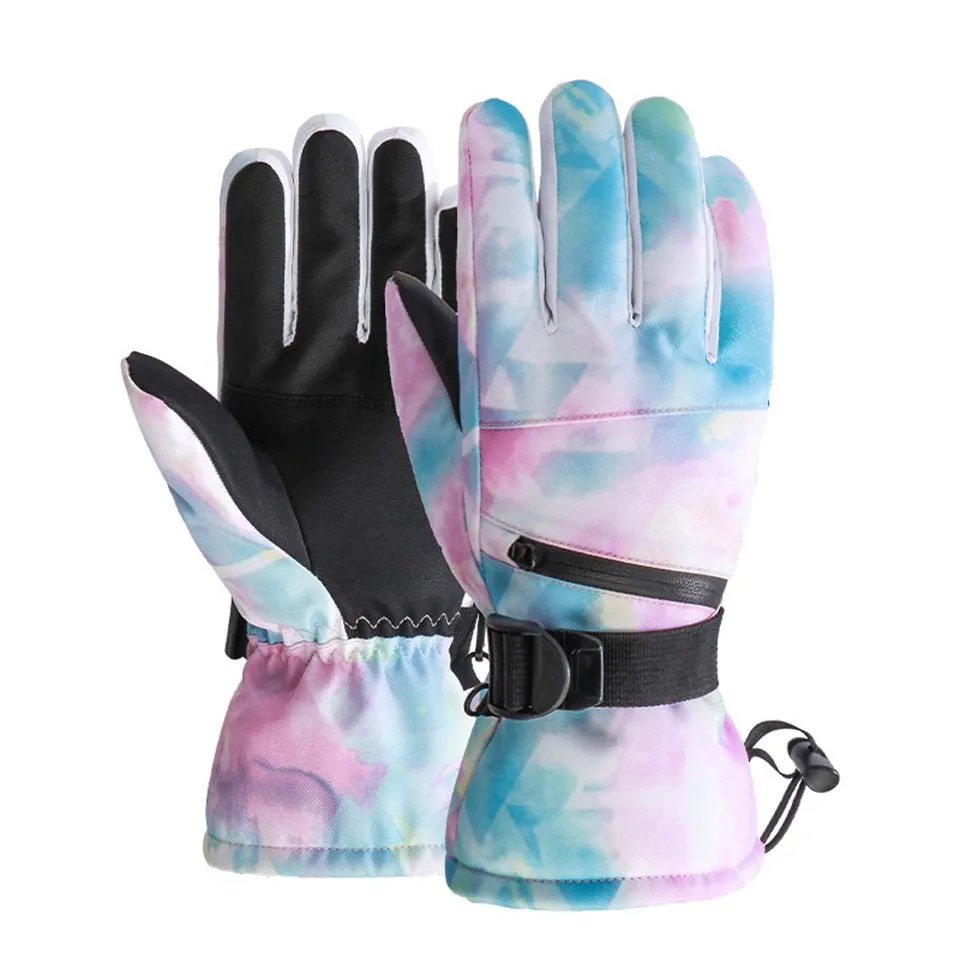 Stylish Moisture-wicking Ski Gloves