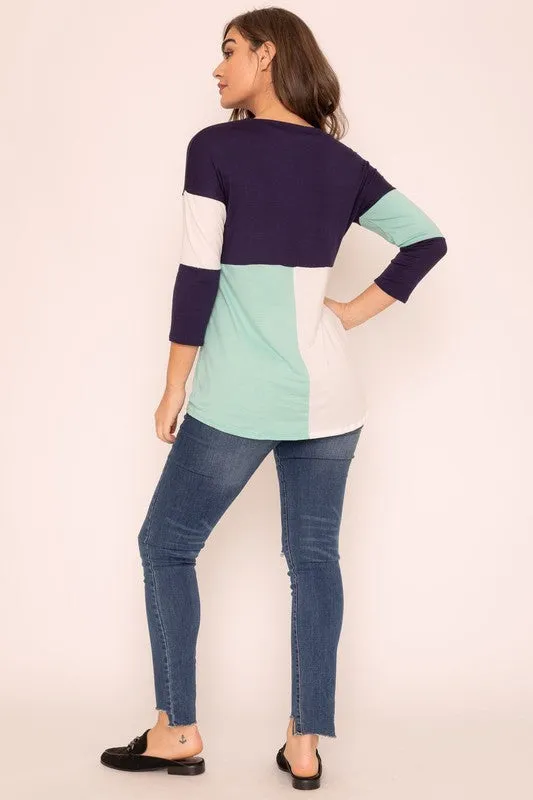 TEEK - Color Block Tunic