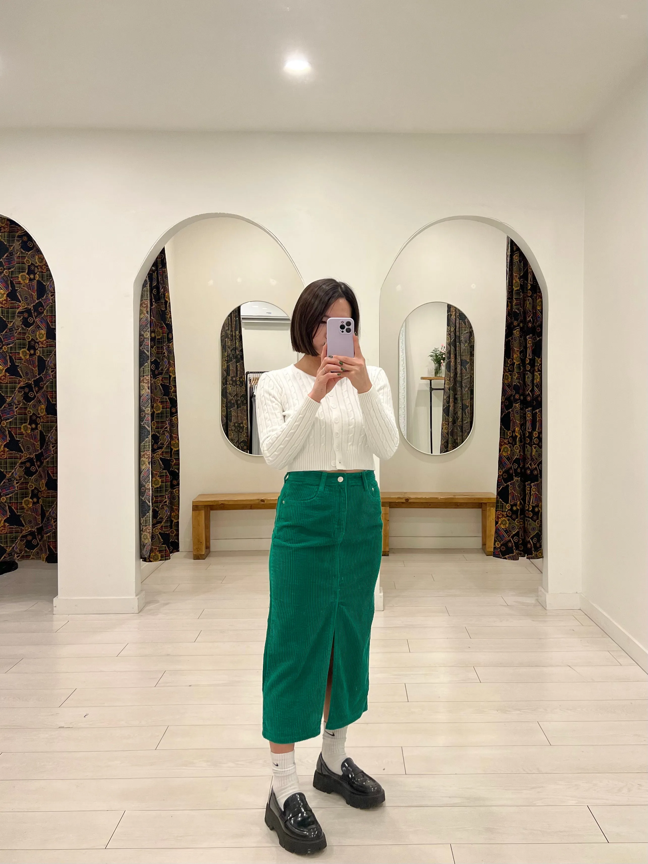 TESS Corduroy skirt