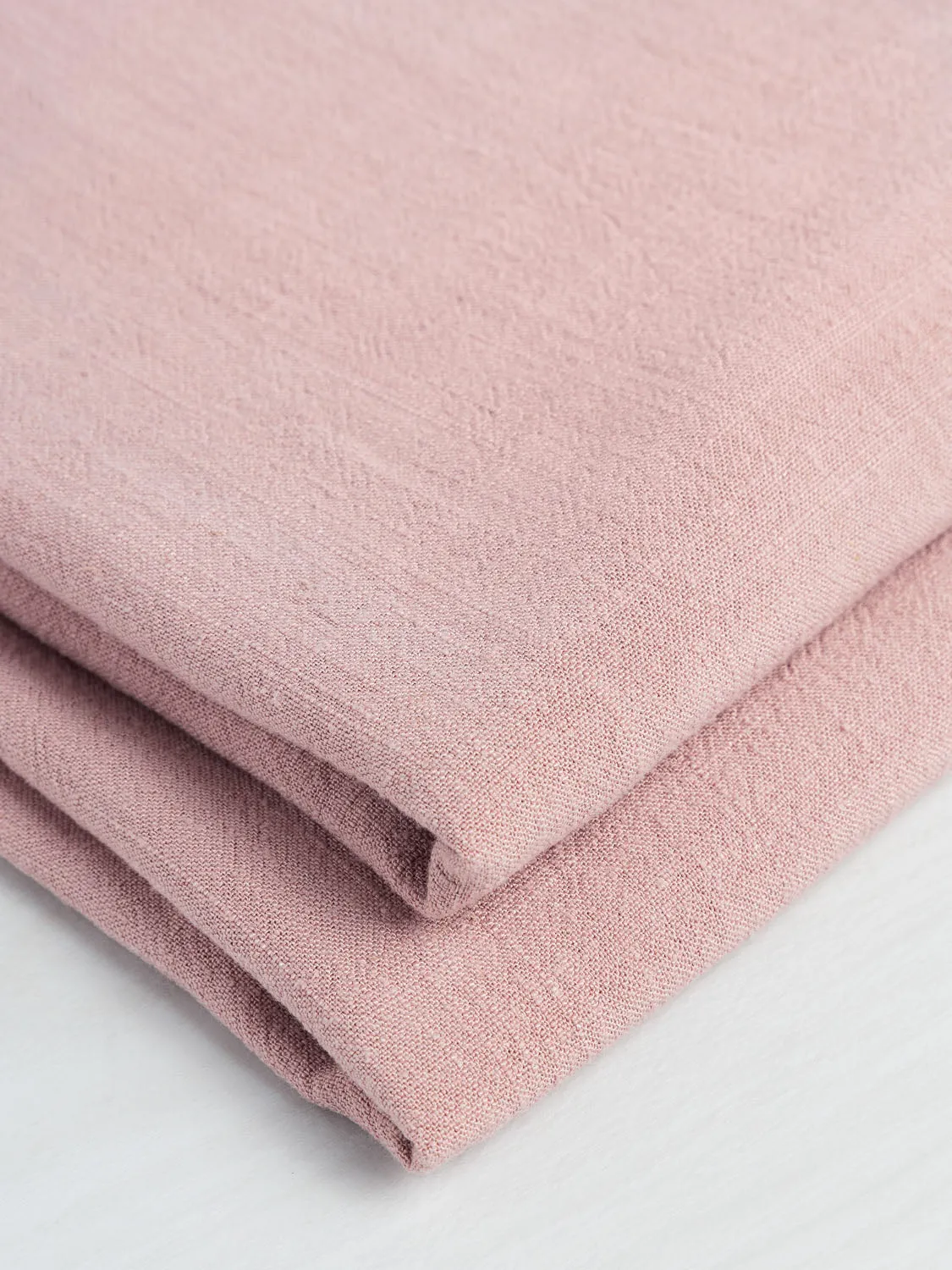 Textured Viscose Linen - Rose