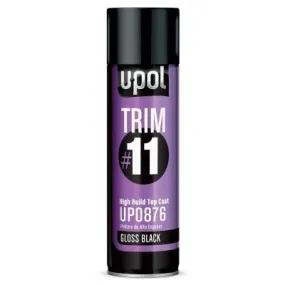 U-POL Trim #11 High Build Top Coat 450ml Gloss Black